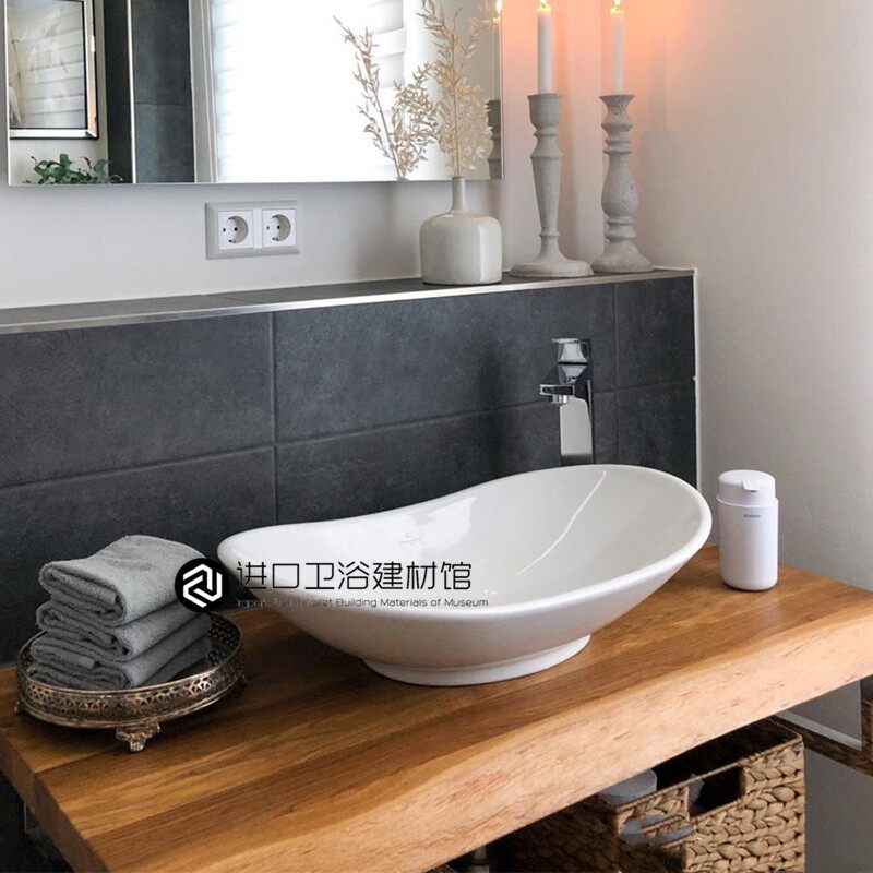 Немецкий оригинальный умывальник Weibao над столешницей art basin natural basin 411060R1 411080R1 умывальник