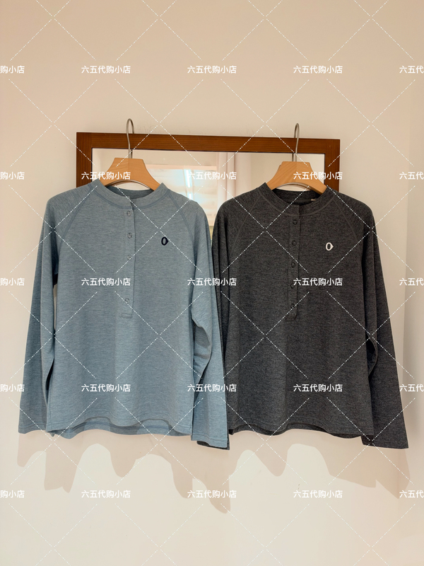 A0263Ts35 Original Store Genuine Product 26 Winter 2 Women's Sports Soft Wool Relaxed Long-Sleeve T-Shirt Original Price 1550 A0263Ts35 Original Store Genuine Product 26 Winter 2 Women's Sports Soft Wool Relaxed Long-Sleeve T-Shirt Original Price 1550