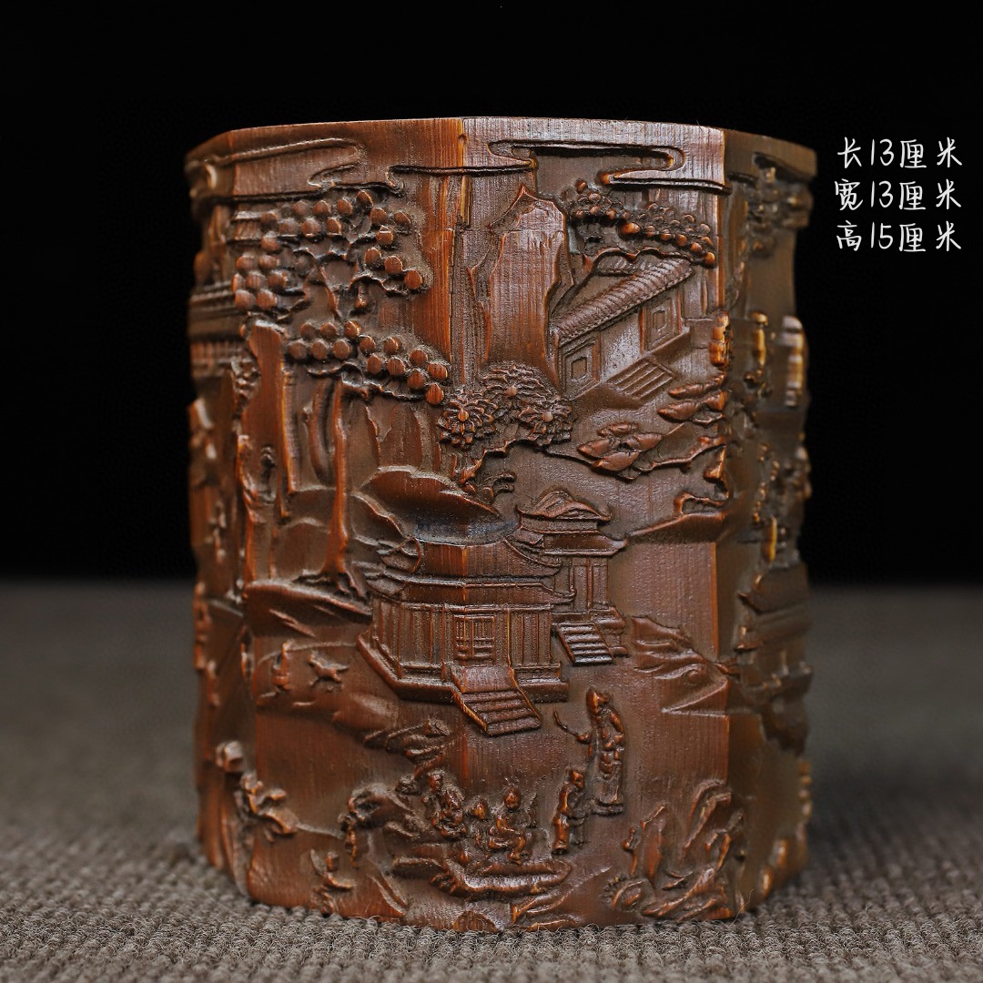 竹 細工 彫刻 十八羅漢筆筒 書道具 文房具 工芸品 置物 竹 細工 彫刻 十八羅漢筆筒 書道具 文房具 工芸品 置物 - メルカリ