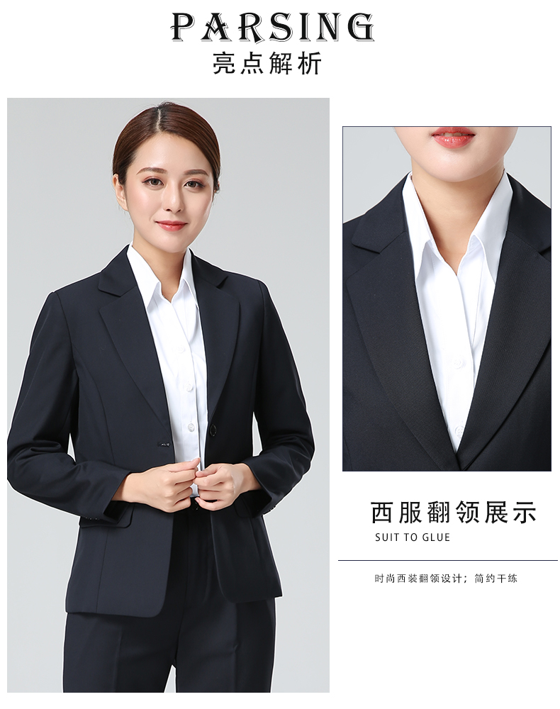 Ceman chuyên nghiệp phù hợp với phụ nữ phù hợp với áo khoác váy mùa thu và mùa đông trung tâm mua sắm nơi làm việc quản lý dịch vụ dân sự overalls Hải quân mẫu áo vest nữ tay lỡ
