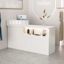 Bar cashier shop small counter table front desk barber shop beauty salon clothing store reception desk modern simple