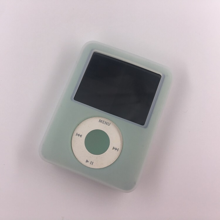 Suitable for Apple Ipod Nano3 Protective Case, Third Generation Chubby Nano 3 Silicone Case, Anti-Fall, Full-Cover Protective Shell