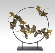 Soft Decoration Living Room Creative Pendulum Pieces Modern Chinese Style Home Iron Art Handicraft TV Cabinet Xuanguan Book House Furnishing