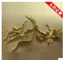 Creative Wall Wall Decoration Abstract Sculpture Living Room Wall Decoration Brass Art Modern Minimalist Metal Hanging Accessories