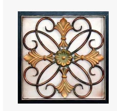European-style wall decoration Wrought iron wall decoration Wrought iron mural decoration Wall scene Wall decoration TV wall background wall