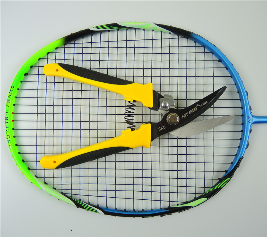 Badminton racket tennis racket special wire cutting tool Threading machine Cable pulling machine Threading tool Oblique mouth large scissors
