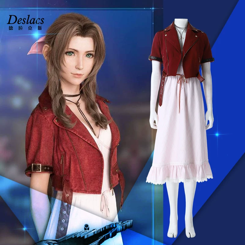 Драгкс Space Battle 𢧐Футболка 7 Crisis Core Iris cos одежда Alice COSPLAY костюм женский настройка