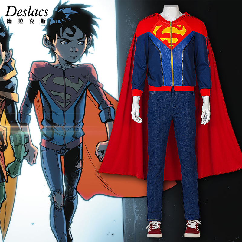 Drax the Destroyer Extraordinary Twins Little Jonathan Kent Cosplay Costume Dc Movie Superman Son Cosplay Outfit for Men