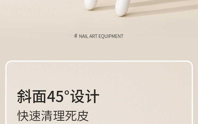 1pc Quartz Cuticle Remover Pen Manicure Carving Tool - Detail image 3