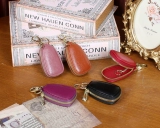 Ключница, милая универсальная маленькая сумка через плечо, вместительный и большой замок с молнией, брелок, Южная Корея, простой и элегантный дизайн