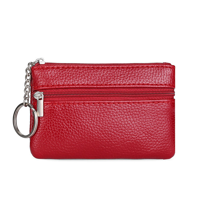ກະເປົາເງິນແບບເກົາຫຼີ mini fashion coin purse women's ultra-thin short short small clutch bag women's key bag card bag coin trendy