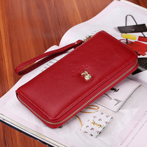 2019 new womens wallet female long zipper bag clutch bag mobile phone bag Korean version female student wallet large capacity
