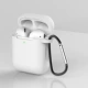 [Прозрачный цвет+анти -роп+крюк] AirPods1/2 Общие -жидкий силикон