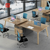 Jiazhi staff desk simple modern staff Station open staff card seat Nordic office desks and chairs