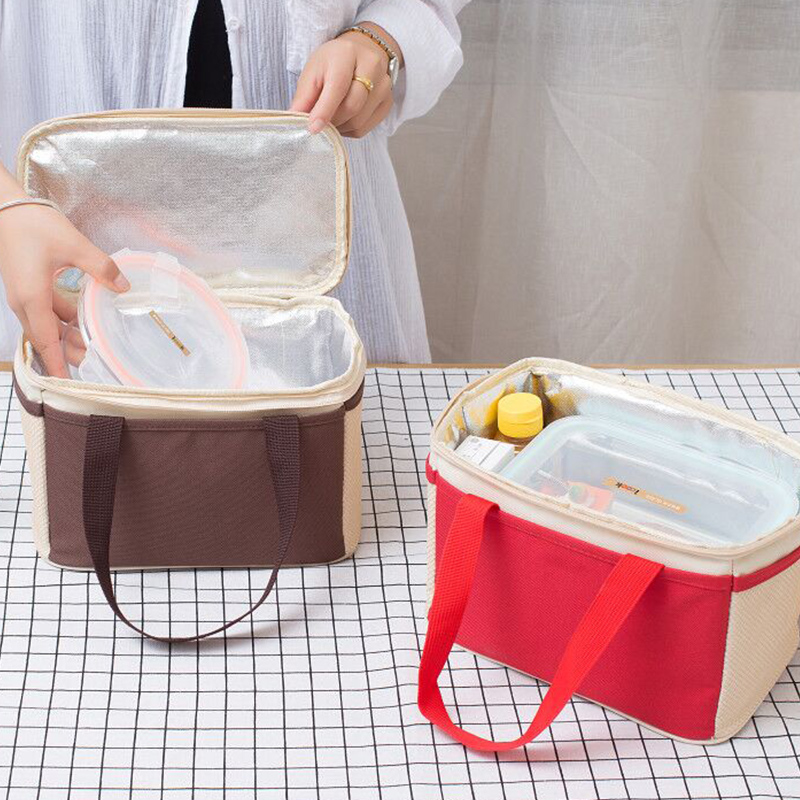 Insulation Lunch Box Bag Handbag boxed lunch bag Waterproof Oxford Cloth Large with rice handbag Handbags Handbags Lunch Bag