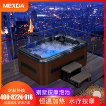 MasterCard double surfing jacuzzi rooftop large outdoor luxury spa SPA hot spring pool bubble pool home