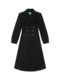 Xxning French Retro Waist-Cinching Double-Breasted Wool Coat for Women, Autumn and Winter, Light Luxury, Elegant, Suitable for Workplace and Commuting