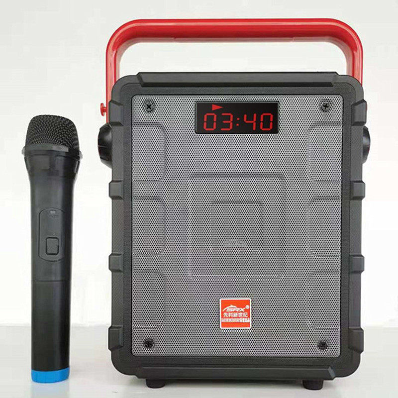 Senco portable sound card special effects Bluetooth radio wireless microphone Karaoke teaching Portable karaoke speaker