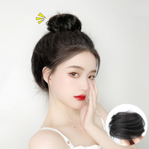 Curly hair ring ball head really from the natural fluffy lazy dish hair artifact Wig bag ancient style cute bud ball head