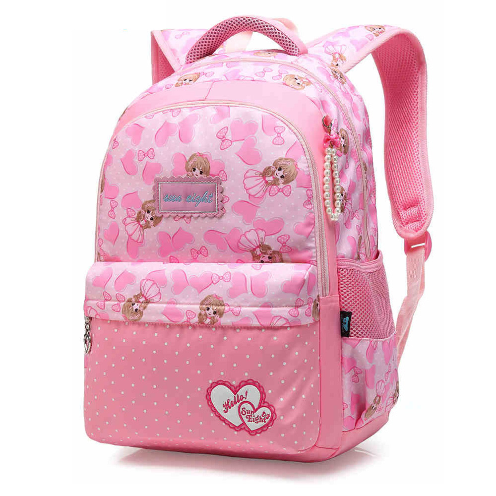 Sunshine 8 Points new Korean version Campus Style 3 to 6 Grade Girls students Schoolbags Leisure Outdoor Sports