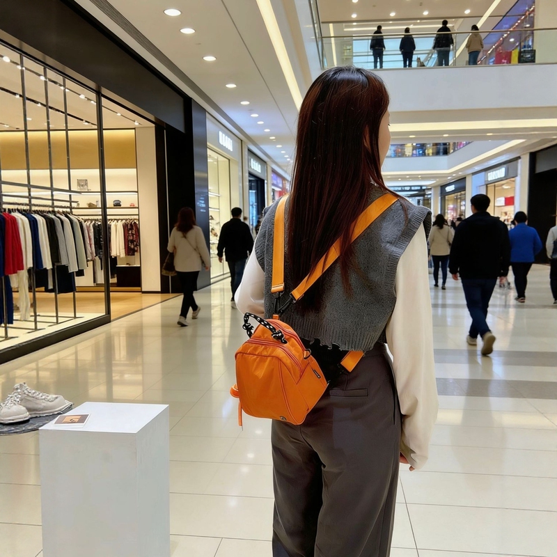 Bhj German Dopamine Backpack for Women, High-Quality, Lightweight Travel Backpack, Shell Bag, Daily Commuting School Bag ins