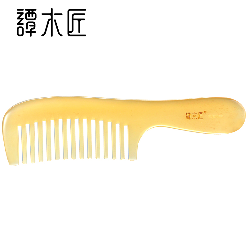 Tan Carpenter KCBJ0301L Natural Cord Horn Comb Large Size Practical Gift