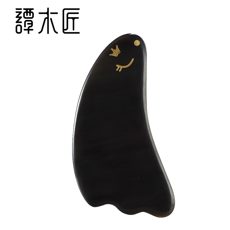 Tan Carpenter Natural Horn Massage Board Sweet Sleeping -2 Personal Clean Care Beauty Massage Board Creative Gift