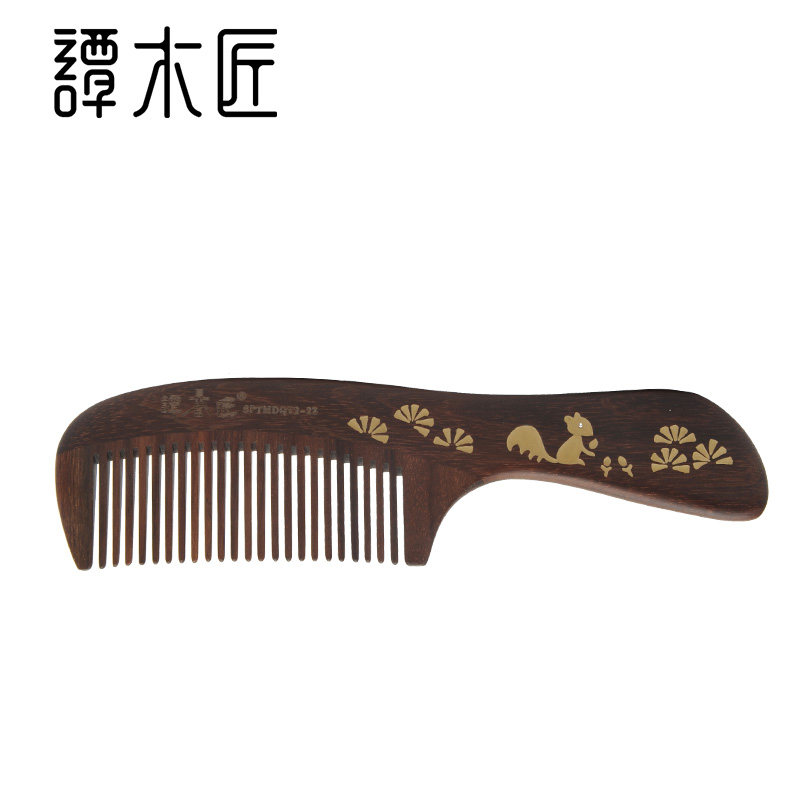 Carpenter Tan official SP gift box Lacquer comb 2-2 wooden comb to send girls creative birthday gift to send girls