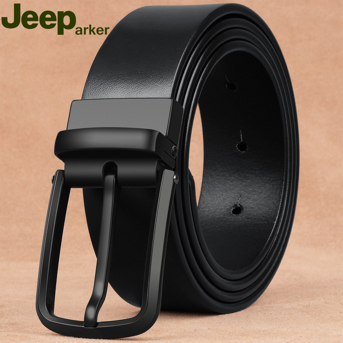 Headlayer Bull Leather Strap Men Genuine Leather Needle Buckle Belt Male Calf Leather Han Edition Youth Leather Belt Pants Strap