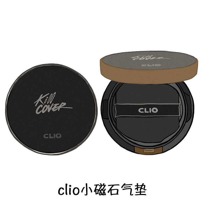 Coroléo CLIO small magnet small powder lid air cushion Magic flawless clear and persistent holding makeup powder bottom delivery replacement