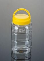 Portable honey 1000g square transparent plastic bottle (A29)