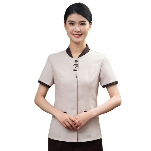 Комнатный летний комплект для отеля для работы, короткий рукав, делается под заказ