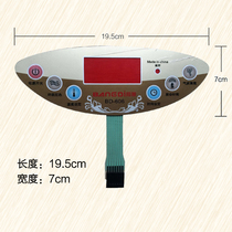 Foot Bath Panel Foot Bath Membrane Switch Touch Key Panel for Bonty BD-606