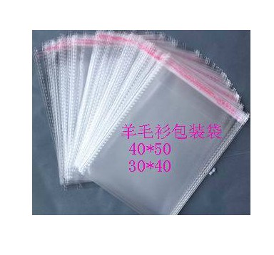 Transparent plastic ziplock pocket clothing clothes storage bag dry cleaners shirt cardigan shoe bag packaging bag