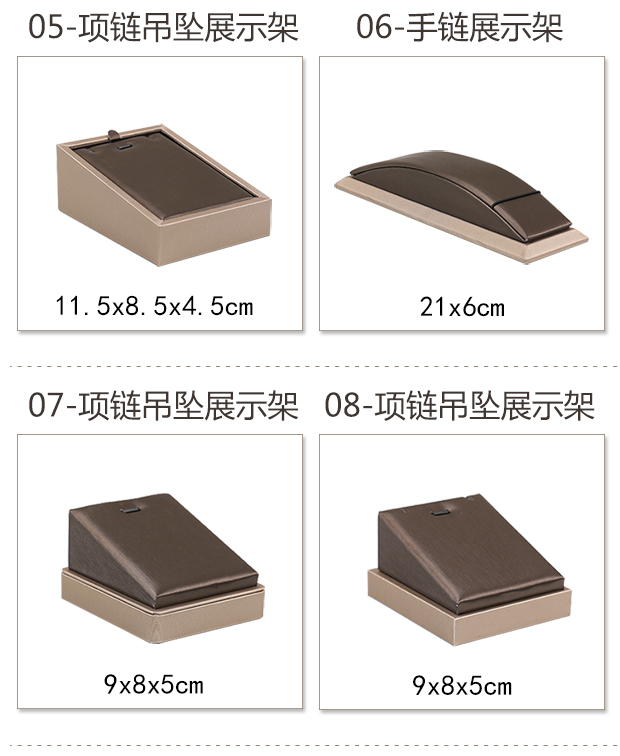 Trang sức trưng bày kệ ngọc vòng đeo tay hiển thị ngọc trai vòng cổ bông tai mặt dây chuyền khay trang sức hiển thị đạo cụ - Vòng đeo tay Cuff vòng đá mắt hổ