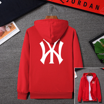 Childrens Autumn Sweater Costume 2022 new childrens clothing boy spring and autumn zipper pure cotton sports clothing tide