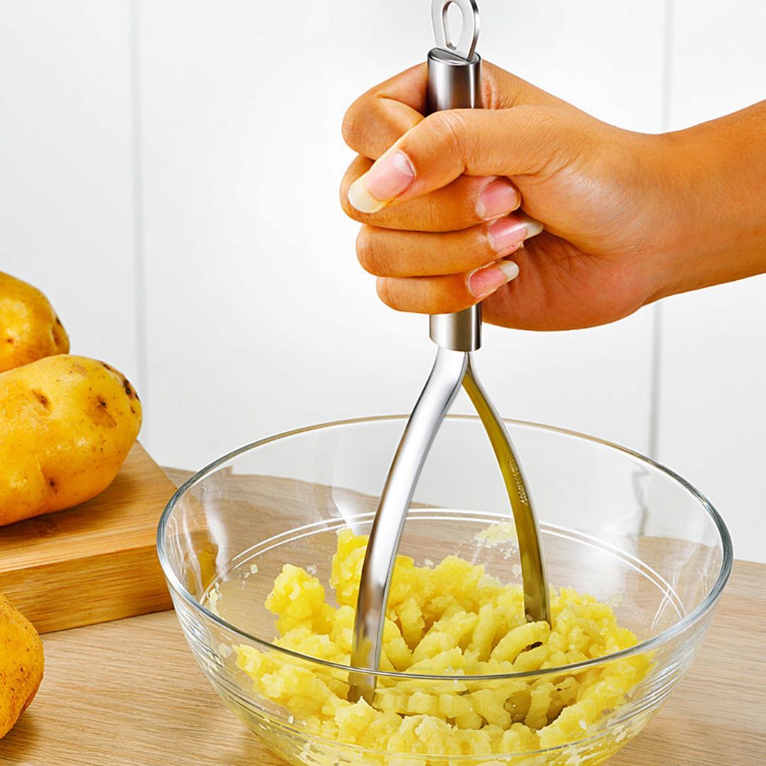 304 Stainless Steel Mashed Potatoes Domestic Mashed Potatoes Press Clay Mashing Machine To Thicken Baby Coveting Diviner Press Fries
