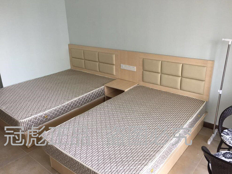Fast Hotel Guest Room Guesthouse Apartment mother and son Intertender Single earthly large bed room with full set of furniture bed frame box