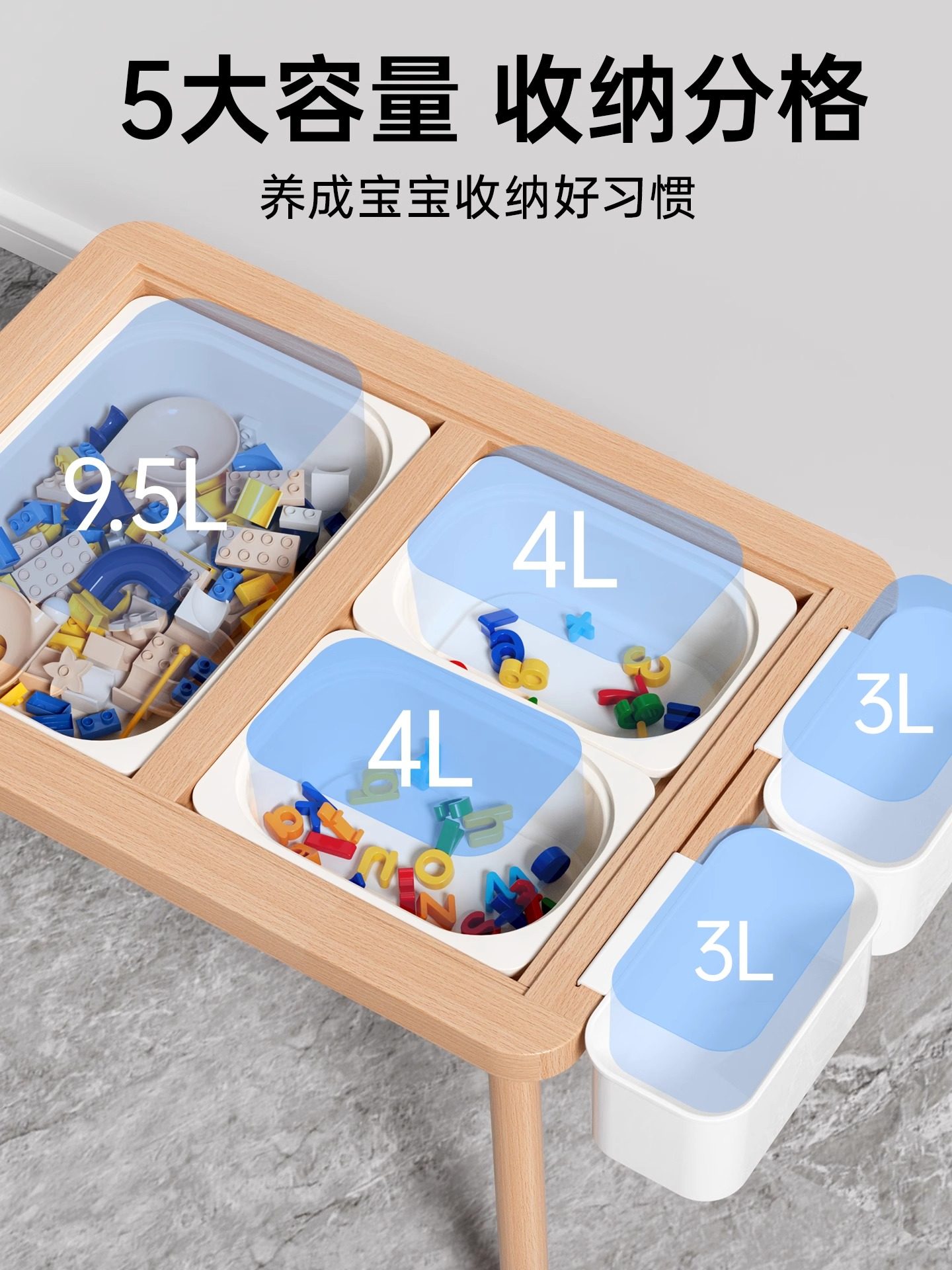 Multifunctional Game Table for Young Children, Infants, and Babies, Educational Early Learning Toys, Space Sand Table, Learning Busy Building Block Table