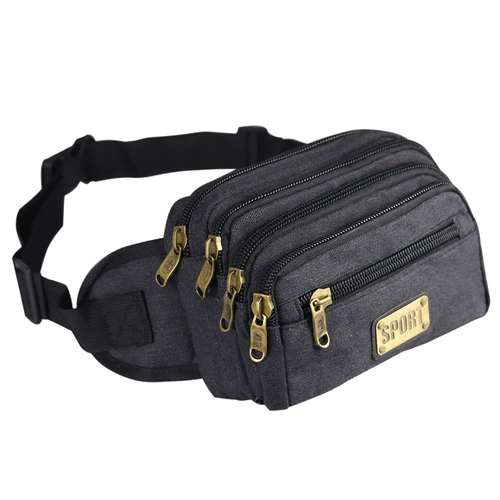 Вместительная и большая универсальная поясная сумка подходит для мужчин и женщин, износостойкая сумка через плечо