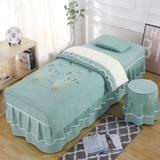 Высококлассный комплект, универсальное дышащее покрывало, наволочка, одеяло, с вышивкой, 4 предмета