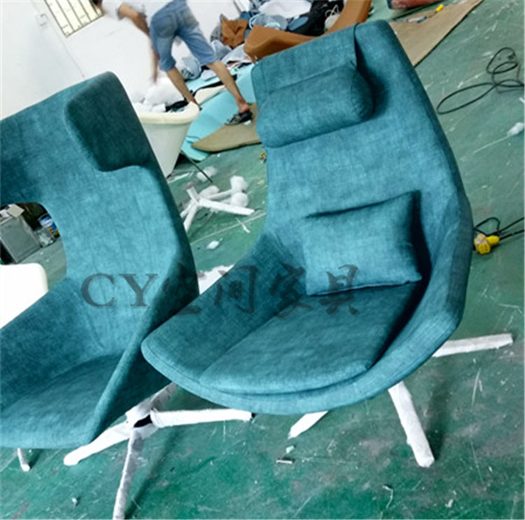 Thiết kế nội thất ghế giải trí Bắc Âu ghế chim sáng tạo đô thị ghế bành biệt thự mô hình phòng kính thép - Đồ nội thất thiết kế salon gỗ