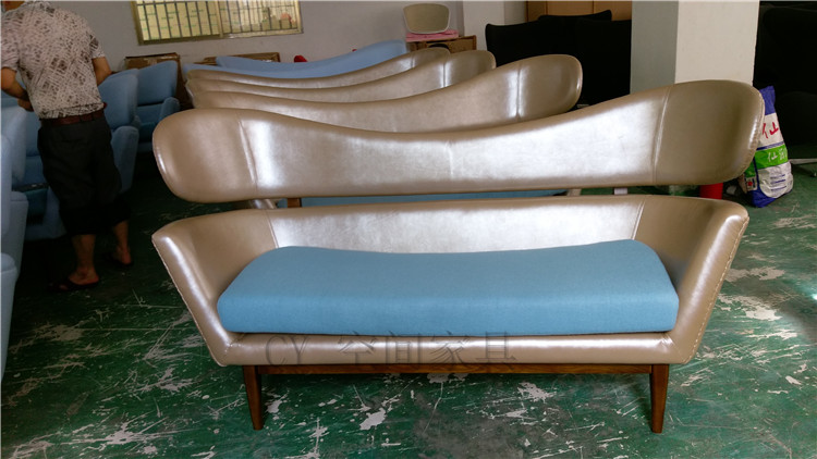 Thiết kế nội thất Sofa cổ điển Sofa Baker Baker Sofa Vải sợi thủy tinh Sofa khách sạn ghế