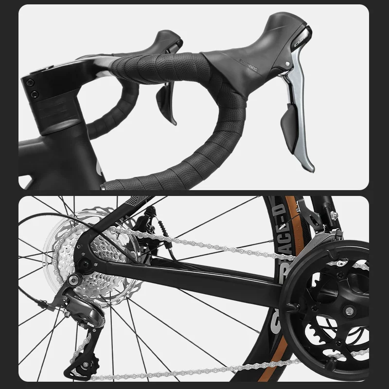 Bond Fujida Road Bike Wind 380PLUS 16 Speed ​​Bend Racing Ultra Light Super Fast Sports Car Men