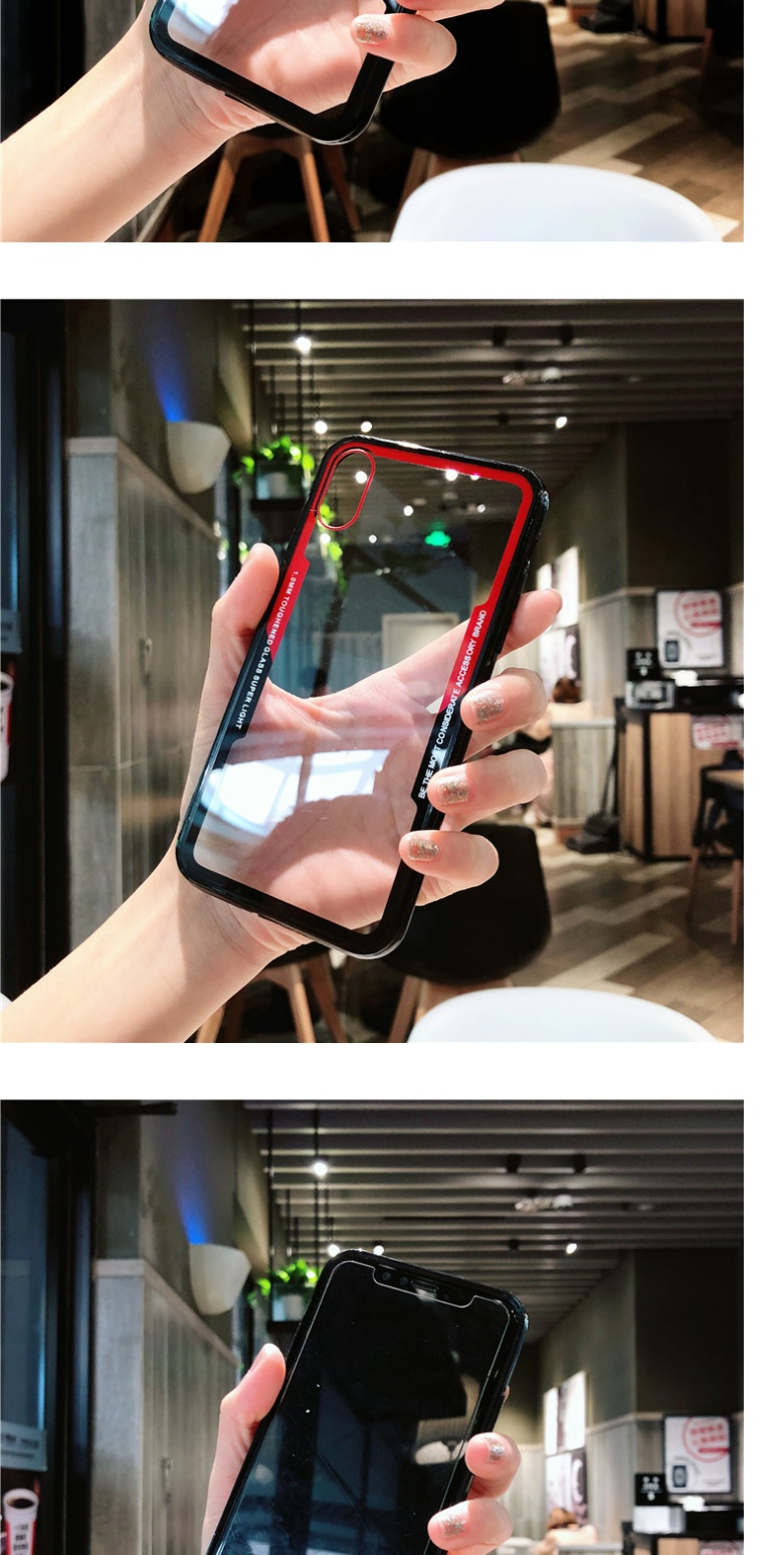 Apple 7PLUS vỏ điện thoại di động i8 khung kính thiên văn bảo vệ tay áo 8PLUS dễ thương nam và nữ mô hình i7 mô phỏng nắp kính chống vỡ 7plus đơn giản bằng silicon trong suốt 8 vòng thủy triều khóa tám bảy - Nhẫn nhẫn đeo ngón trỏ