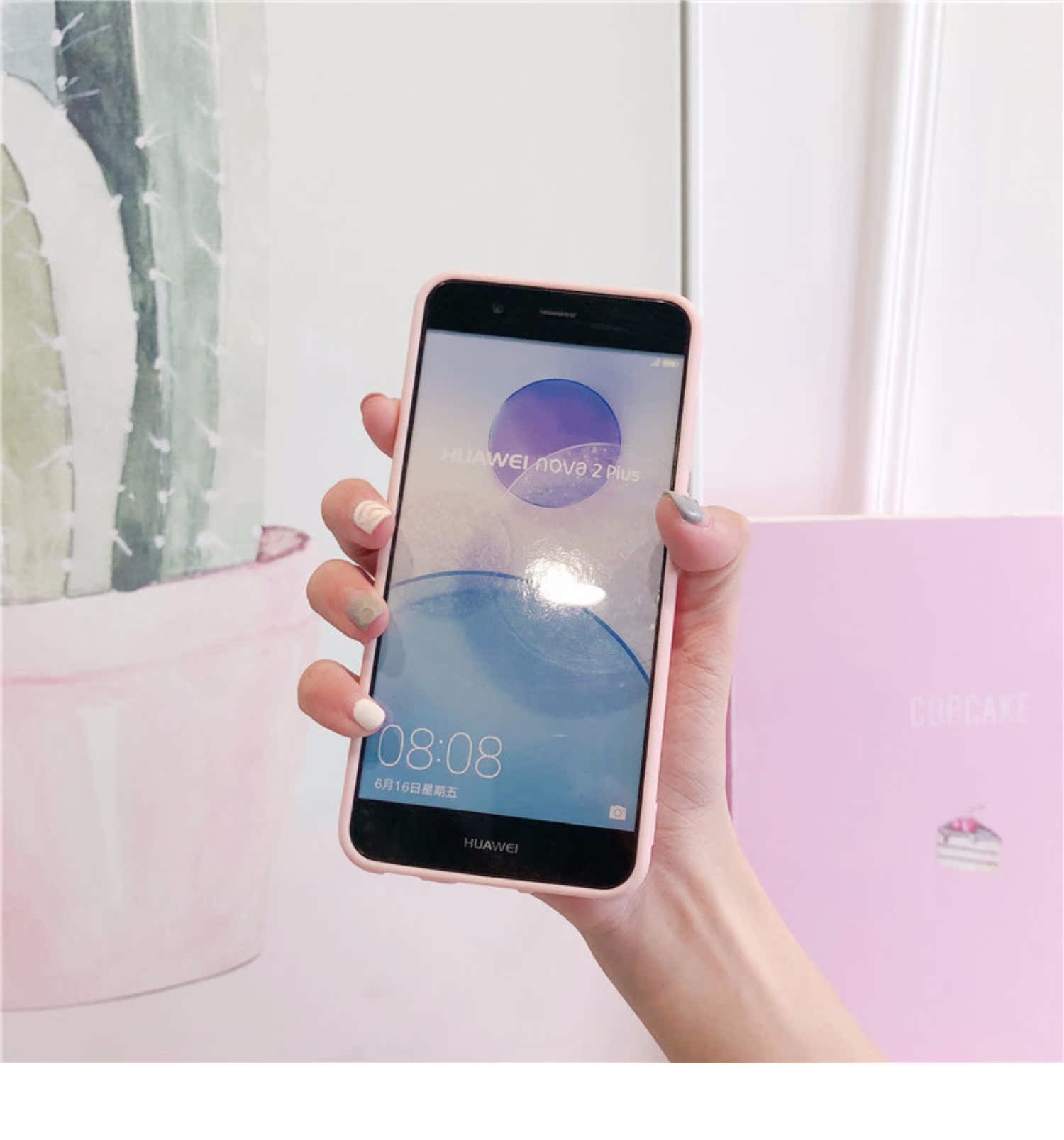 Huawei vinh quang 10 vỏ điện thoại di động thưởng thức 8 cây xương rồng mềm bọc vinh quang V10 khung kính thiên văn dễ thương Mai Mang 7 dây buộc - Phụ kiện điện thoại di động ốp xiaomi redmi note 8