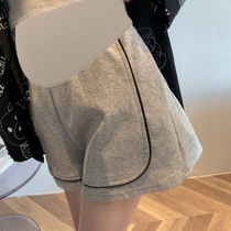 Pregnant women wide leg shorts summer thin fashion casual loose ins tide sports pregnant women bottoming shorts belly pants