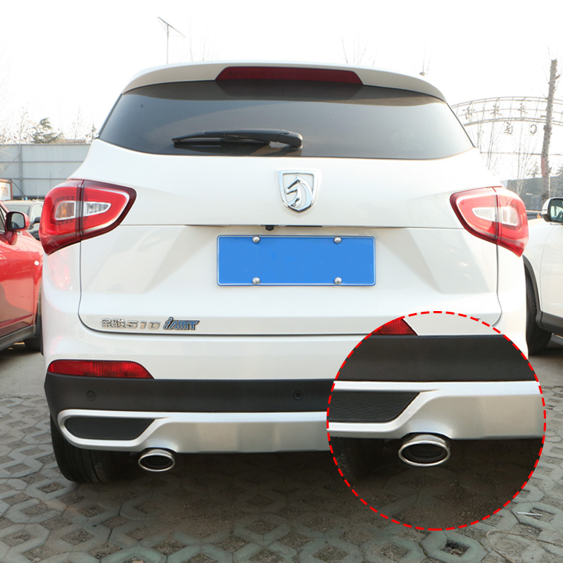 Baojun 510 special exhaust pipe modified tail throat free punch stainless steel chimney decoration exhaust hood tail mouth exterior
