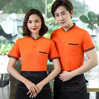 8806#(Orange Single Top+Apron)