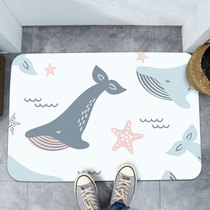 Floor mat Bathroom absorbent Kitchen floor mat Bathroom room non-slip mat Household door entry door doormat Bedroom carpet
